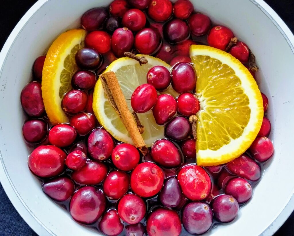 Żurawina z pomarańczą i cynamonem