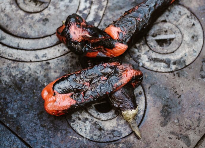 Pieczona papryka na blasze