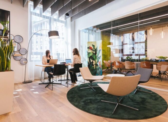 Eleganckie biuro w nowoczesnym stylu