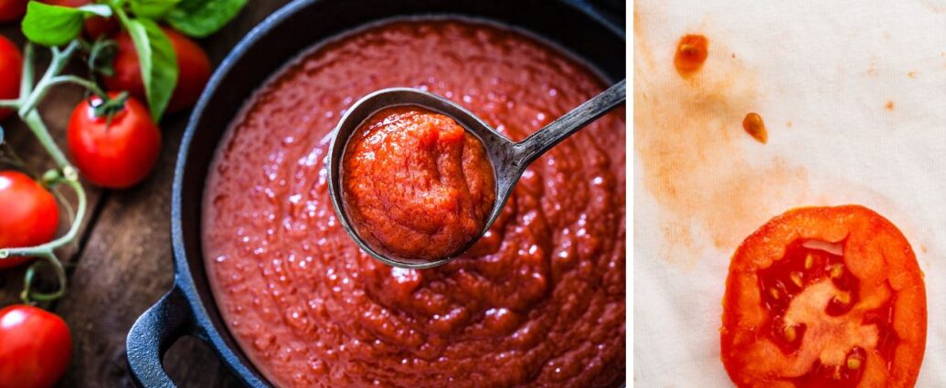 Plamy z pomidorów i sos pomidorowy. Jak pozbyć się zabrudzeń z pomidorów?