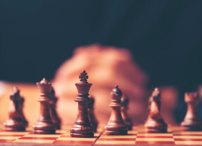 Testy widzenia przestrzennego - pionki na szachownicy