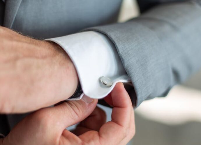 Spinki do mankietów do garnituru ślubnego