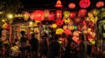 Wietnamski Nowy Rok - Święto Tet . Tradycyjne lampiony