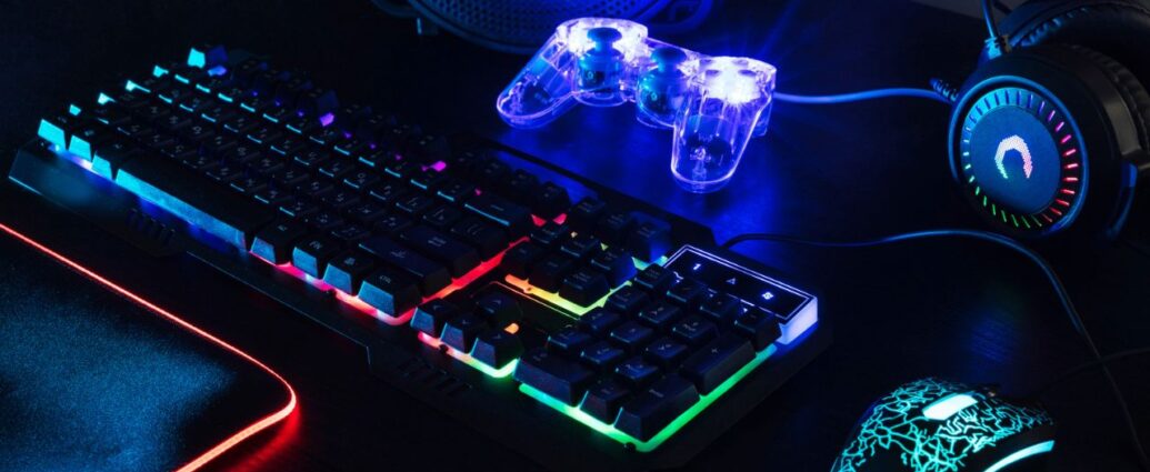 Podświetlana klawiatura gamingowa dla graczy