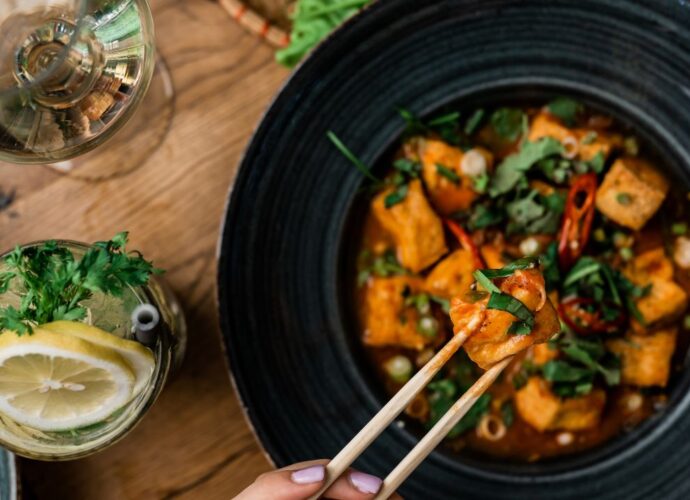 Bezmięsne dane kuchni azjatyckiej