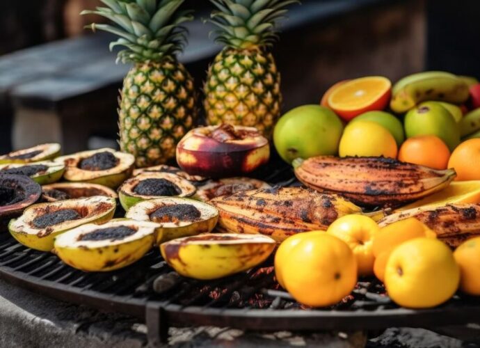 Grillowane owoce