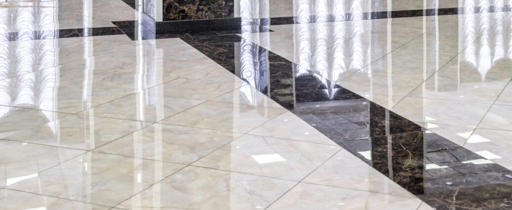 Elegancka podłoga z kamienia