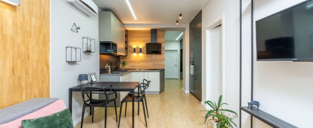 Nowoczesne mieszkanie z klimatyzacją