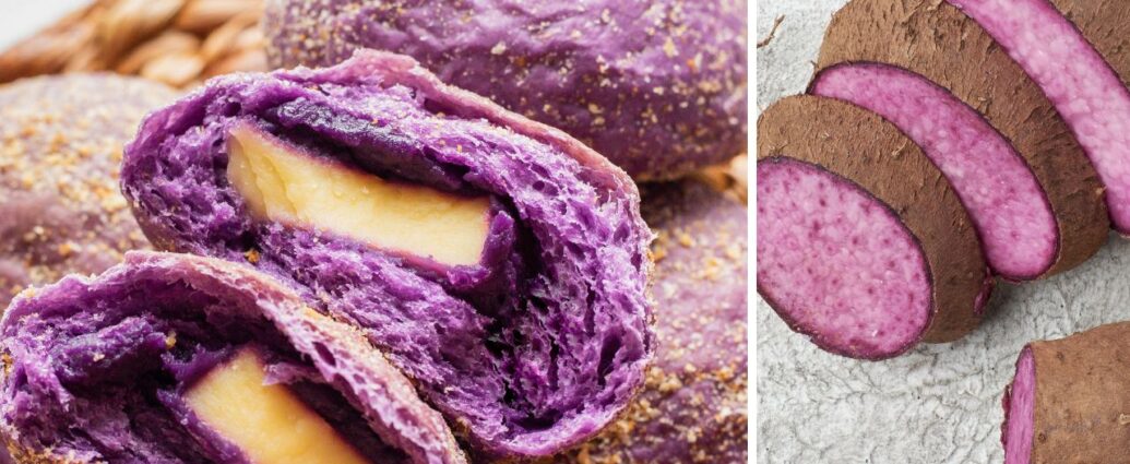 Ube, czyli fioletowy batat. Słodki ziemniak pochodzący z Filipin