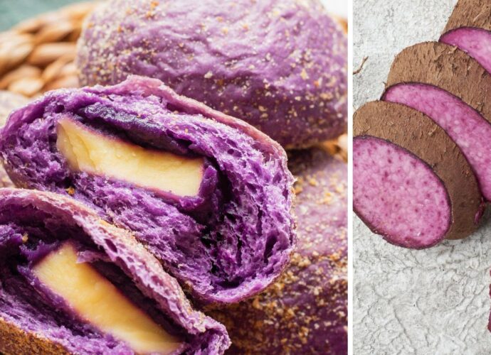 Ube, czyli fioletowy batat. Słodki ziemniak pochodzący z Filipin