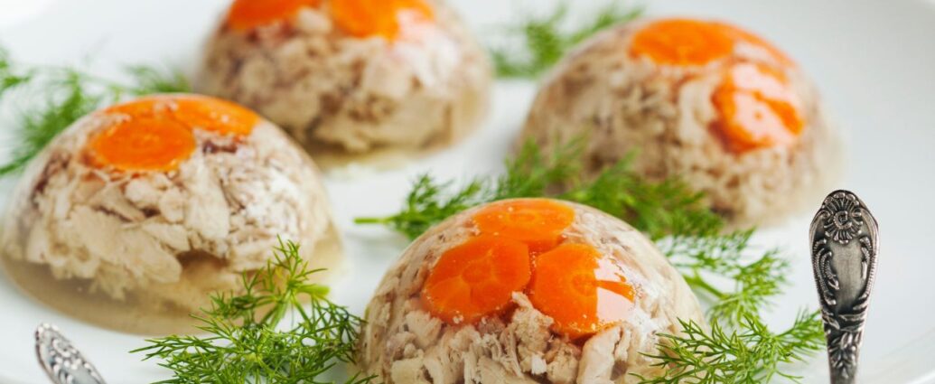 Tymbaliki, czyli galaretka z kurczaka lub indyka