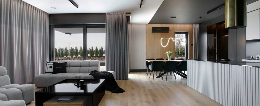 Nowoczesne wnętrze urządzone meblami na wymiar