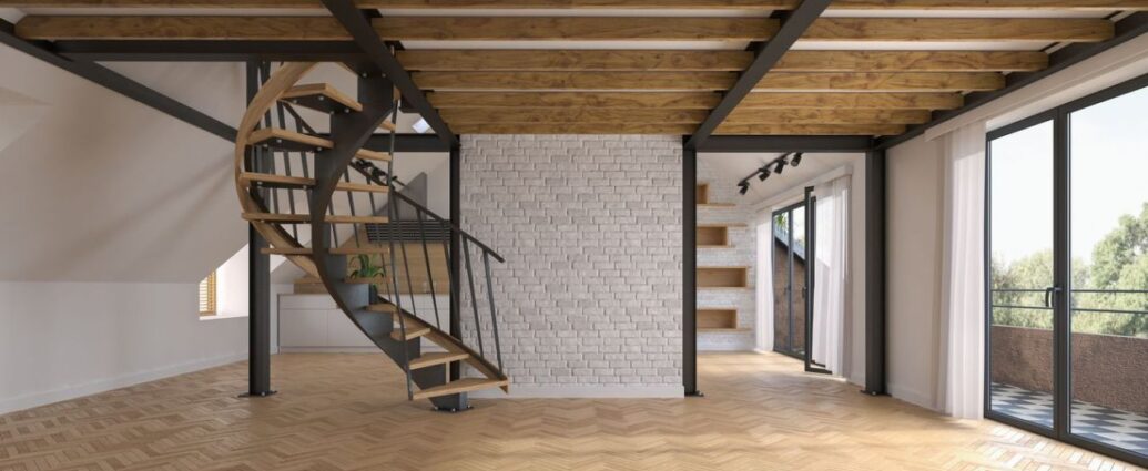 Nowoczesny apartament z drewnianą podłogą