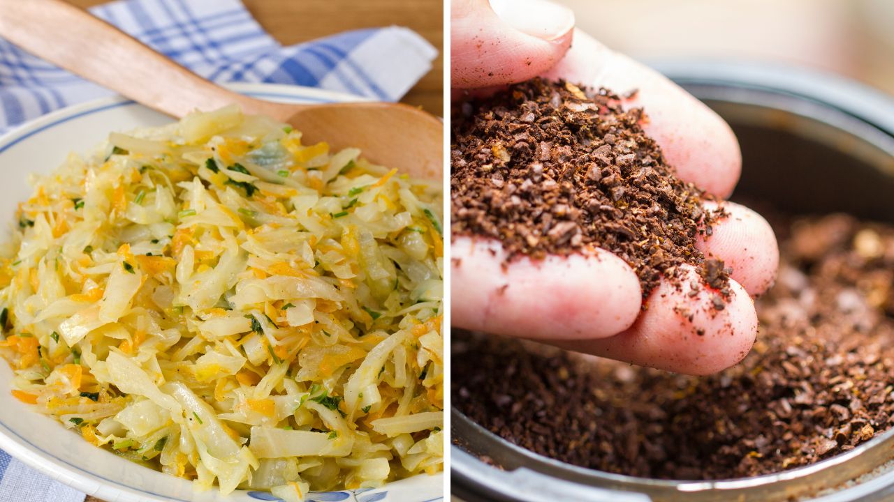 Kawa to jeden z najlepszych pochłaniaczy zapachów, w tym tych z kapusty