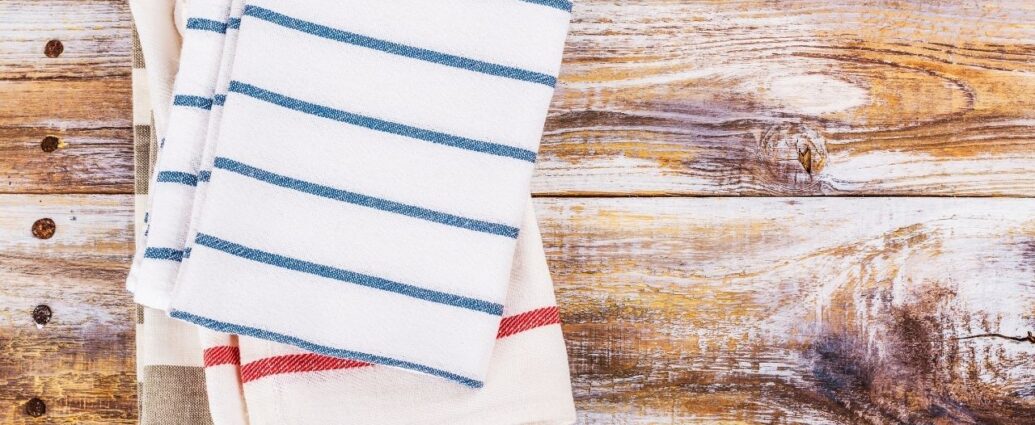 Ścierki kuchenne. Gotowanie pomaga zachować je w czystości