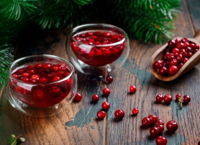 Galaretka ze świeżej żurawiny