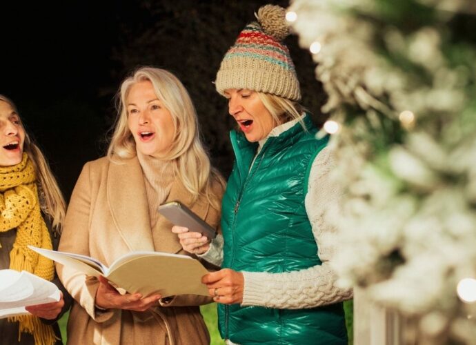 Kolędowanie w gronie przyjaciół