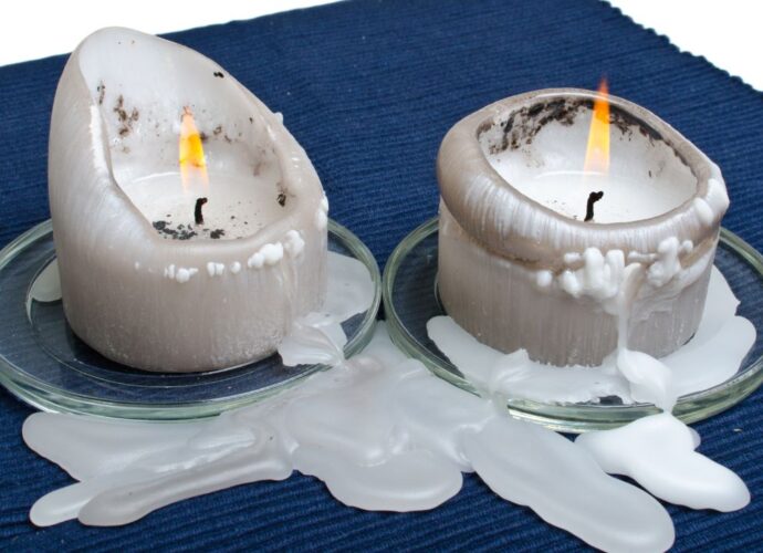 Jak usunąć plamy z wosku?