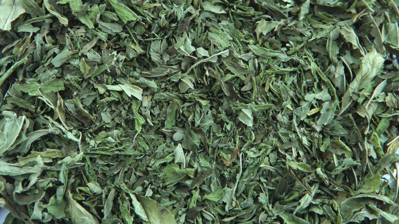 Suszone liście mięty